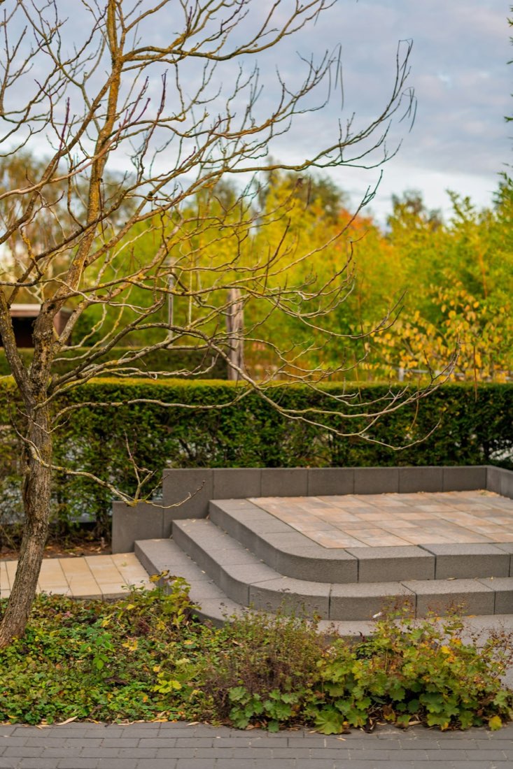 Beautiful garden patio